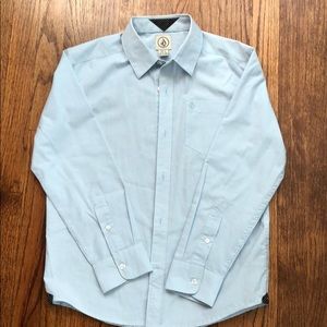 boys blue dress shirt